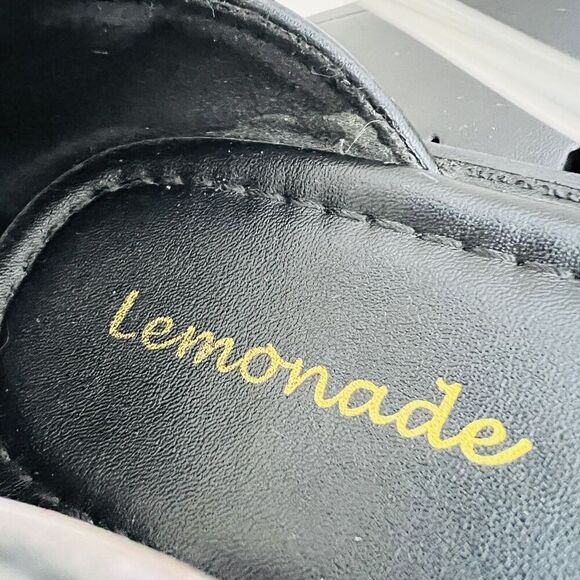 🎉Clearance🎉Lemonade Black Strappy Platform Sandals Shoes Concert Cosplay ~ 10 - Picture 8 of 8